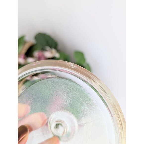 Set of 2 Datom Clear Glass Casseroles with Lids AS IS Single-Serve MCM Bakeware - Picture 8 of 8